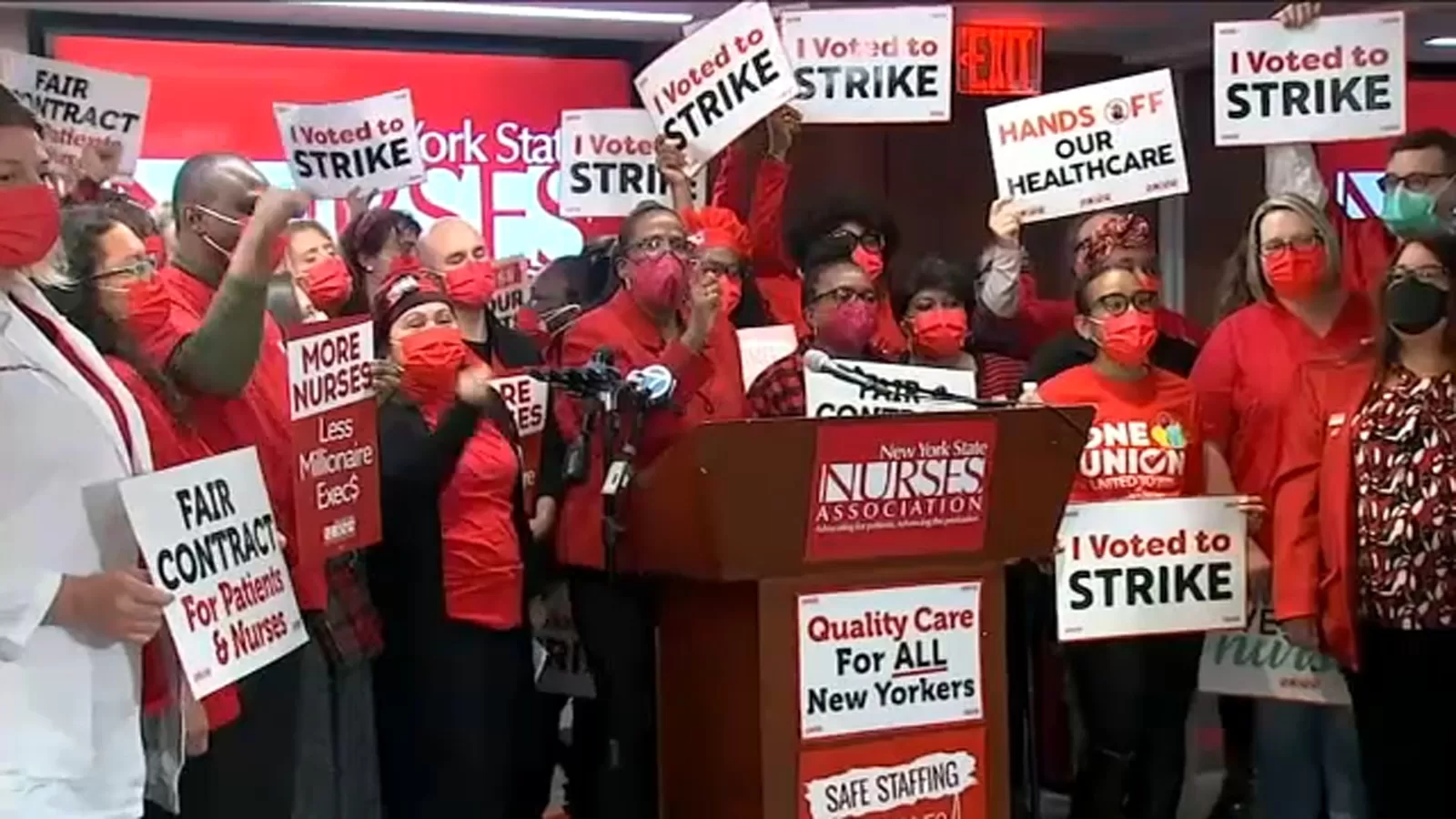 16,000 NY nurses at 8 local hospitals plan to strike in 10 days if union contract negotiations are not reached