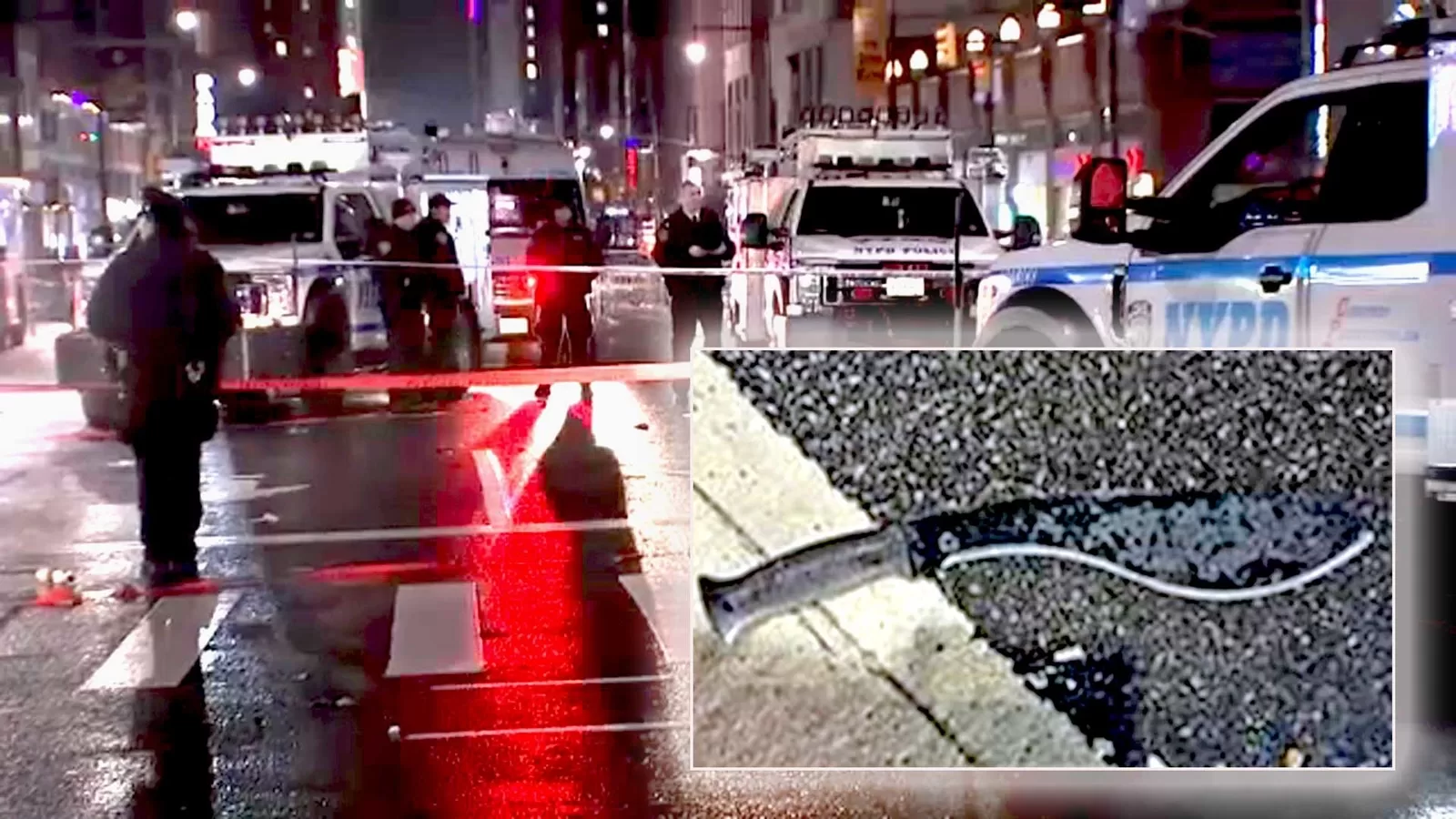 NYC Crime: Machete attack on NYPD officers near Times Square on New Year's Eve investigated as possible terrorism